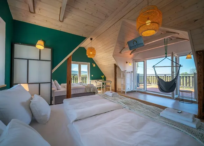 住宿加早餐酒店 Dom W Domu - Izera Glamping